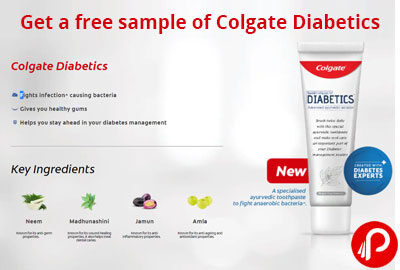 FREE SAMPLE: Get FREE Colgate Diabetes Toothpaste