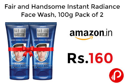 Fair and Handsome Face Wash, 100g Pack of 2 @ 160 - Amazon India