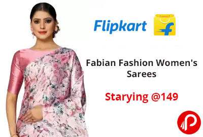 Fabian Fashion Women's Sarees Starting @ 149 - Flipkart