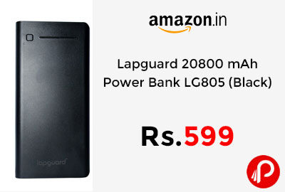 Lapguard 20800 mAh Power Bank LG805 @ 599 - Amazon India