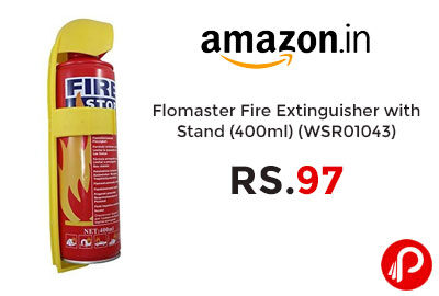 Flomaster Fire Extinguisher with Stand @ 97 - Amazon India