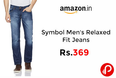 Symbol Men's Relaxed Fit Jeans @ 369 - Amazon India
