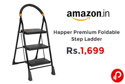 Happer Premium Foldable Step Ladder @ 1,699 - Amazon India