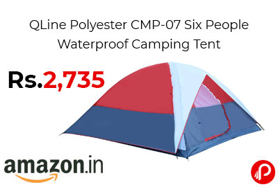 Waterproof Camping Tent (Multicolour) @ 2,735 - Amazon India