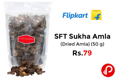 SFT Sukha Amla (Dried Amla) (50 g) @ 79 - Flipkart