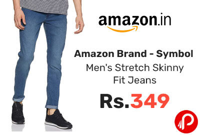 Symbol Men's Stretch Skinny Fit Jeans @ 349 - Amazon India