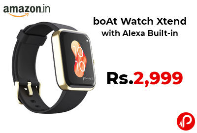 boAt Watch Xtend with Alexa Built-in @ 2999 - Amazon India