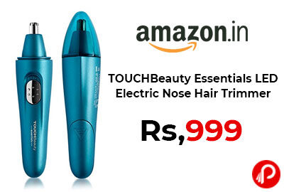 TOUCHBeauty Essentials LED Electric Nose Hair Trimmer @ 999 - Amazon India