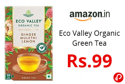 Eco Valley Organic Green Tea @ 99 - Amazon India