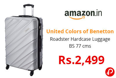 United Colors of Benetton Roadster Hardcase Luggage ABS 77 cms @ 2,499 - Amazon India