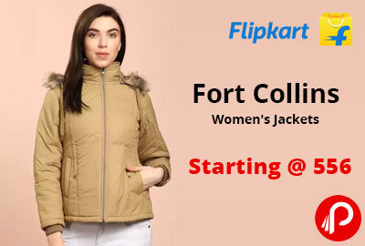 Fort Collins Womens Jackets Starting @ 556 - Flipkart