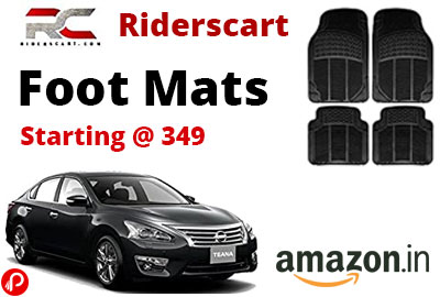 Riderscart Car Foot Mats Starting @ 349 - Amazon India
