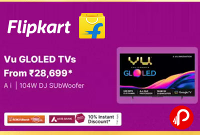 Vu GloLed TVs From 28,699 - Flipkart