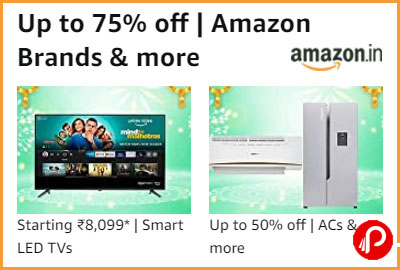 Up to 75% off | Amazon Brands & more - Amazon India
