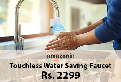 Touchless Water Saving Faucet @ 2299 - Amazon India